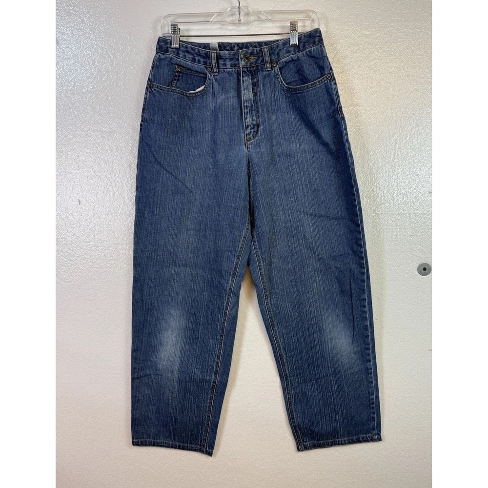 Talbots Petites Jeans Womens Size 10 Straight Leg Stretch 5 Pocket Denim‎ Blue